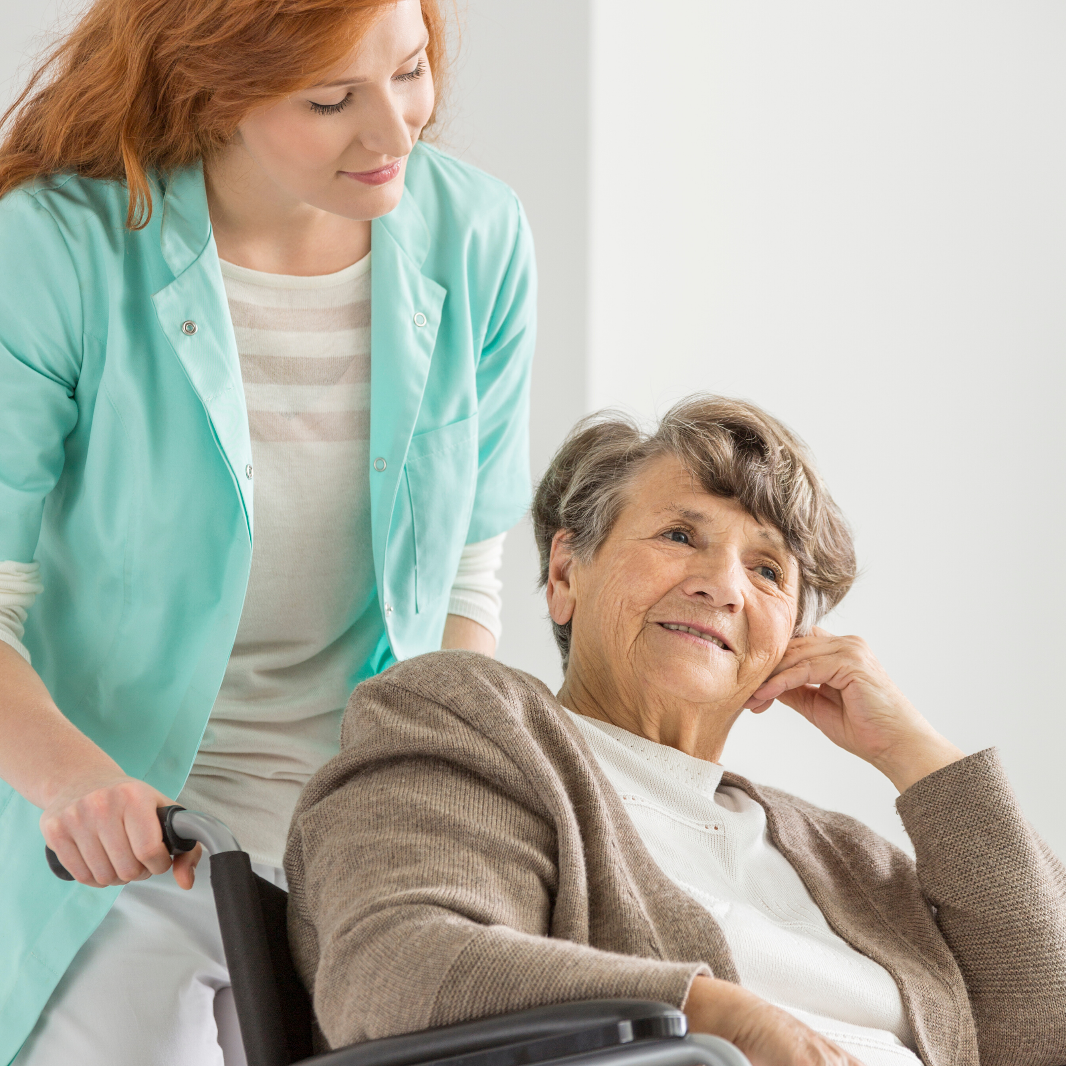 Personal Home Care Services | Loving Hands Homecare Agency | Eaton Rapids, MI Compassionate caregiver assisting a senior in a wheelchair at Loving Hands Homecare Agency in Eaton Rapids, Michigan