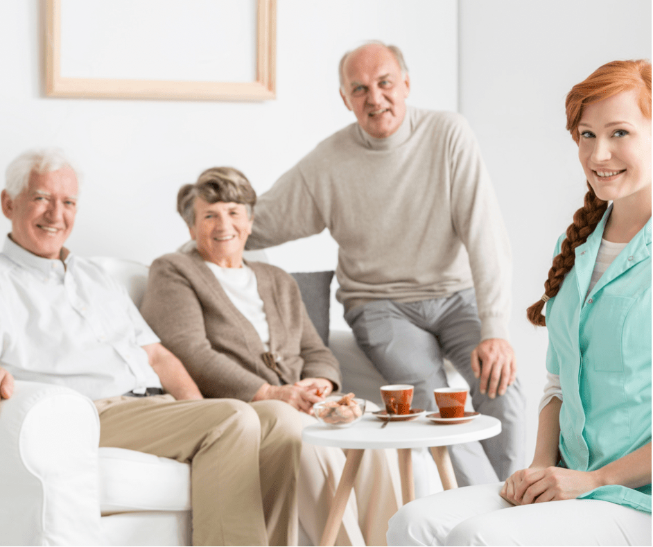 About Loving Hands Homecare Agency | Eaton Rapids, MI Compassionate caregiver visiting with seniors at Loving Hands Homecare Agency in Eaton Rapids, Michigan